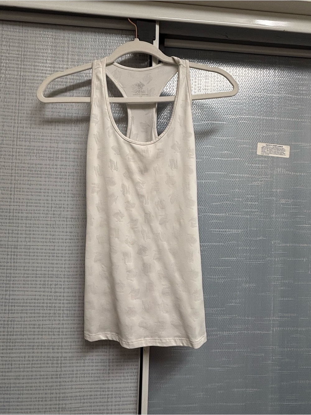 Women's White Racerback Tank Top - Smooth Performance Staple